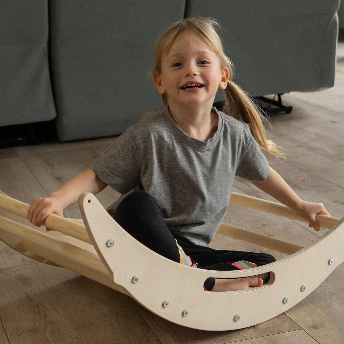 Design4Kids Montessori Balancewippe/Kletterbogen S